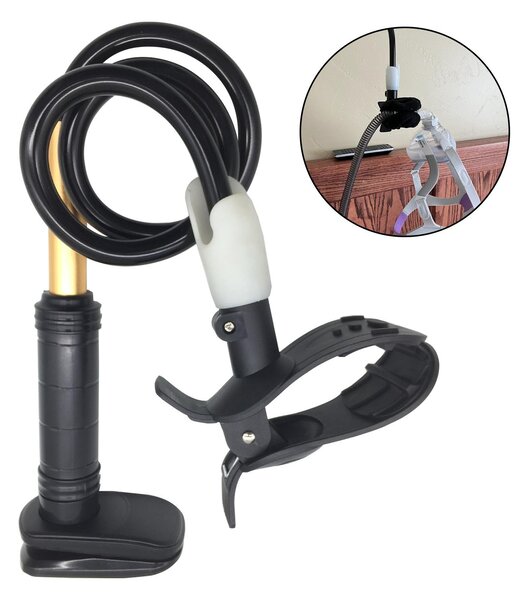 Držák hadice pro CPAP, nastavitelné zvedáky a podpěry hadice CPAP, které zabraňují úniku vzduchu a zamotávání hadice
