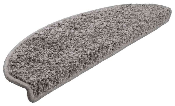 Schodové rohože 20 ks 65 x 21 x 4 cm šedé, půlkulaté, velké 3365845