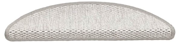 Samolepící nášlapy na schody vzhled sisal 30ks 56x17x3cm béžové 3365858