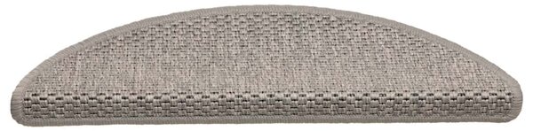 Samolepící nášlapy na schody vzhled sisal 30 ks 56x17x3 cm 3365859