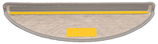Samolepící nášlapy na schody vzhled sisal 30 ks 56x17x3 cm 3365859