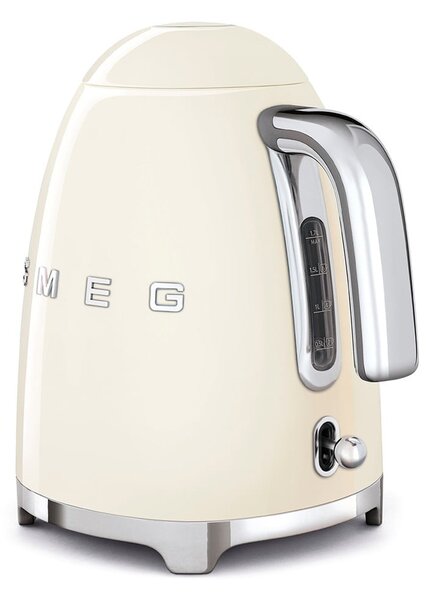Krémově bílá rychlovarná konvice SMEG 50's Retro Style