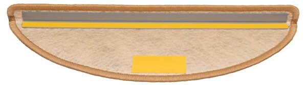Samolepicí rohože na schody Sisal-Look 30 ks 56x17x3 cm Sisal 3365865