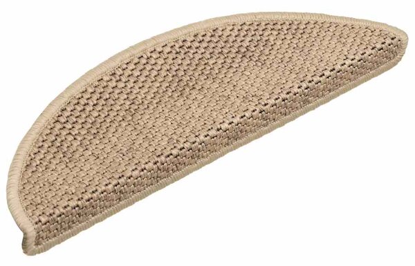 Samolepicí rohože na schody Sisal-Look 30 ks 56x17x3 cm Písek 3365867