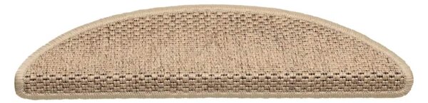 Samolepicí rohože na schody Sisal-Look 30 ks 56x17x3 cm Písek 3365867
