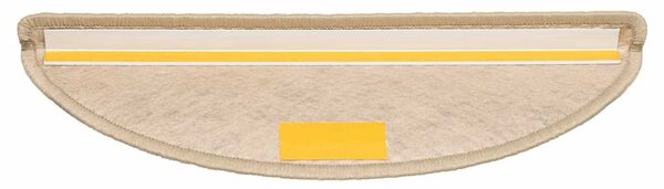 Samolepicí rohože na schody Sisal-Look 30 ks 56x17x3 cm Písek 3365867