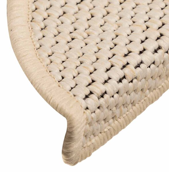 Samolepicí rohože na schody Sisal-Look 30 ks 56x17x3 cm Berber 3365869