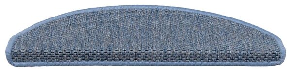 Samolepicí rohože na schody Sisal-Look 30 ks 65x21x4 cm Modrá 3365874