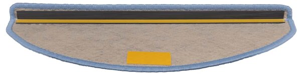 Samolepicí rohože na schody Sisal-Look 30 ks 65x21x4 cm Modrá 3365874