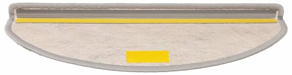 Samolepicí rohože na schody Sisal-Look 30 ks 65x21x4cm Stříbrná 3365871