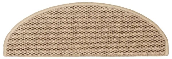 Samolepicí rohože na schody Sisal-Look 30 ks 65x21x4 cm Písek 3365879