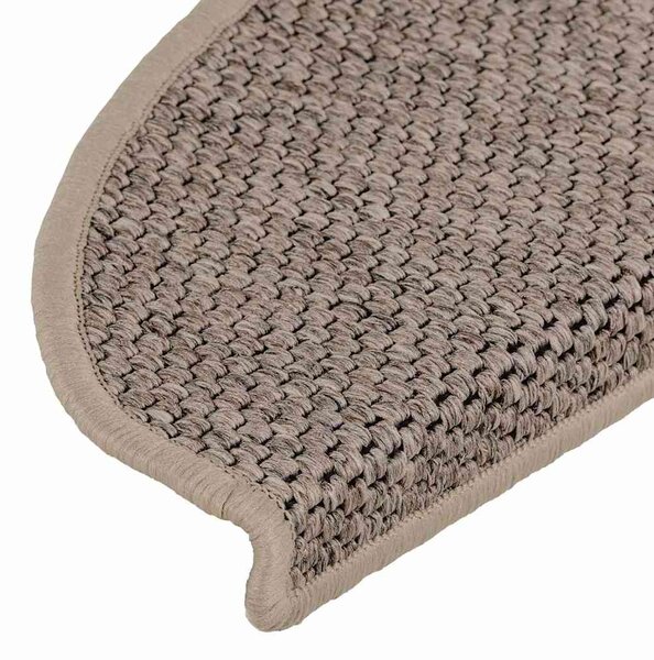Samolepicí rohože na schody Sisal-Look 30 ks Tmavě béžová 3365878