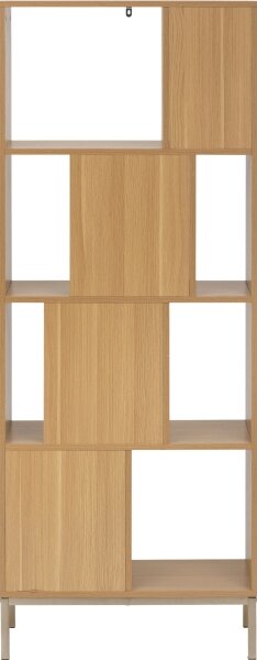 5five - Knihovna GRID 63x159x30 cm hnědá