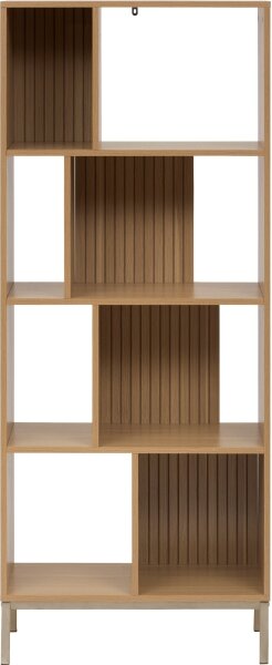 5five - Knihovna GRID 63x159x30 cm hnědá