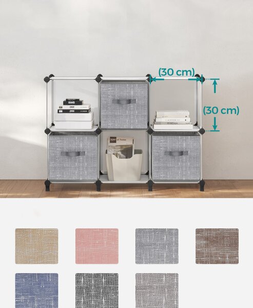 Set stohovatelných boxů ROB026G26V1 (6 ks)