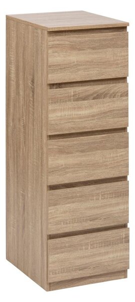 5five - Komoda HEIM 40x118x48 cm hnědá