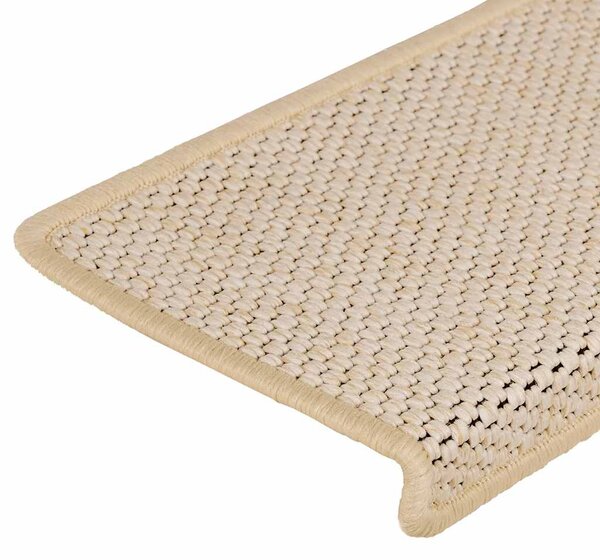 Samolepicí rohože na schody Sisal-Look 30 ks 65x21x4 cm Berber 3365893