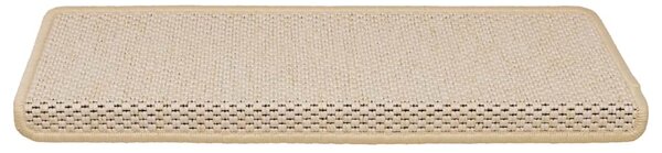 Samolepicí rohože na schody Sisal-Look 30 ks 65x21x4 cm Berber 3365893