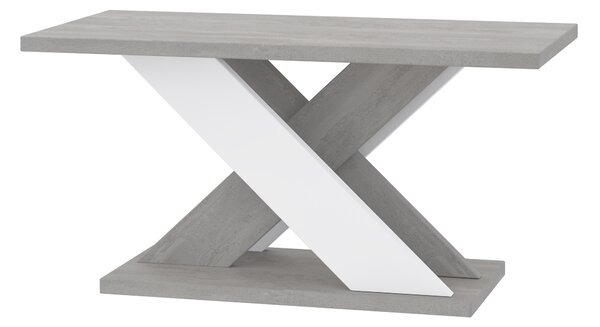 Konferenční stolek Xalin (světle šedá + bílá). Vlastní profesionální přeprava až k Vám domů 1055278