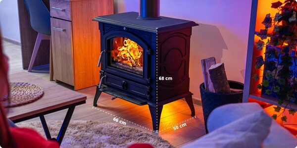 THUNDER® | WESTA | volně stojící kamna | litinová kamna | dřevo | 17 kW