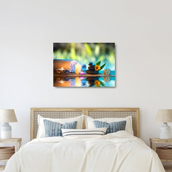 Skleněný obraz - Relaxace (70x50 cm)