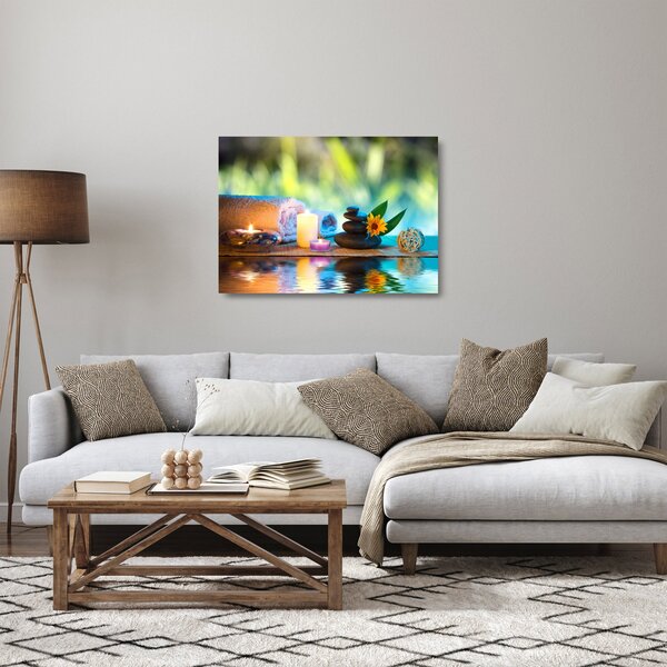 Skleněný obraz - Relaxace (70x50 cm)