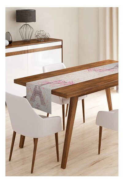 Běhoun na stůl z mikrovlákna Minimalist Cushion Covers Paris, 45 x 140 cm