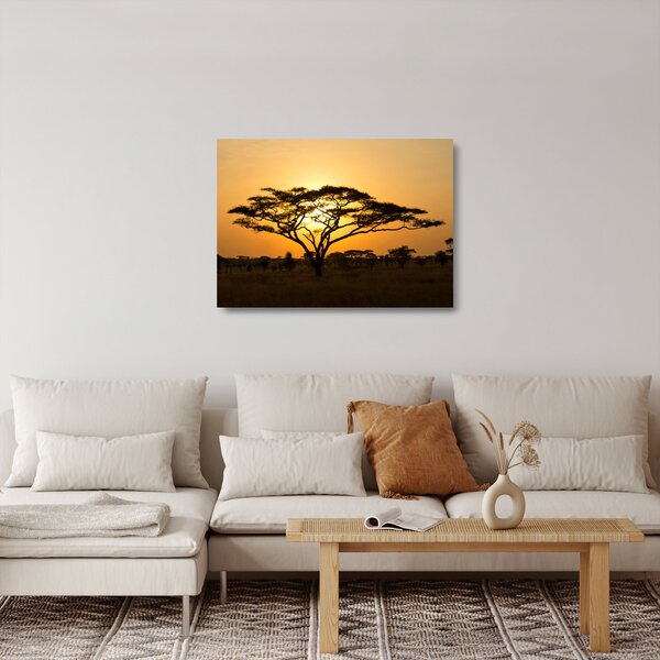 Skleněný obraz - Africká savana (70x50 cm)