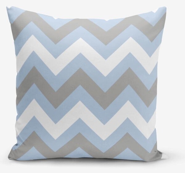 Povlak na polštář Minimalist Cushion Covers Zigzag Blue, 45 x 45 cm