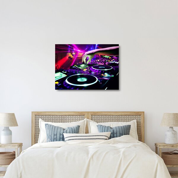 Skleněný obraz - DJ (70x50 cm)