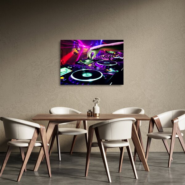 Skleněný obraz - DJ (70x50 cm)