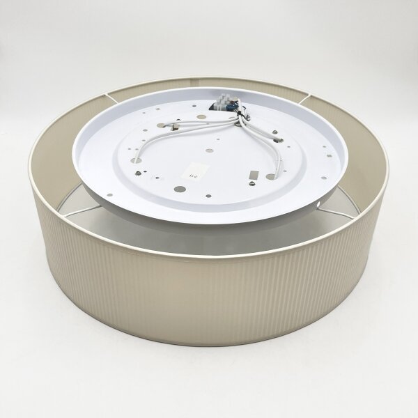 Stropní svítidlo SIRJA PLISADO 4xE27/15W/230V pr. 45 cm krémová