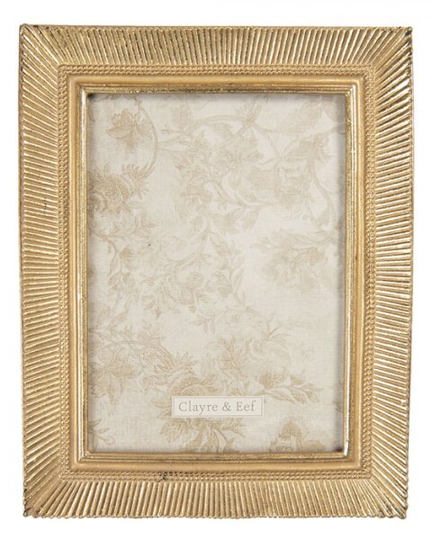 Zlatý fotorámeček Violante s paprsky – 13x18 cm
