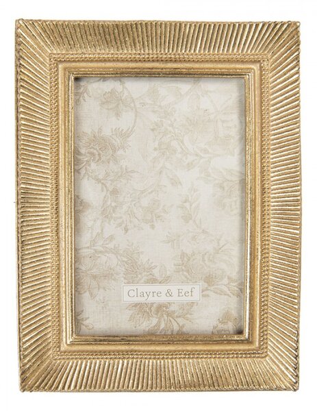 Zlatý fotorámeček Violante s paprsky – 10x15 cm