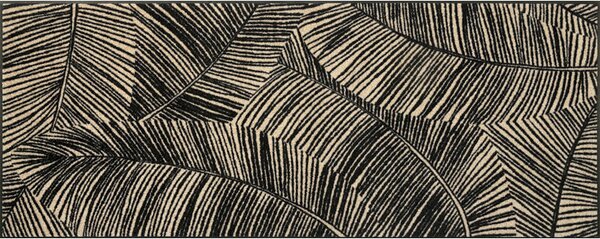 BĚHOUN, 75/190 cm černá, béžová wash+dry - Online Only koberce & rohožky, Online Only