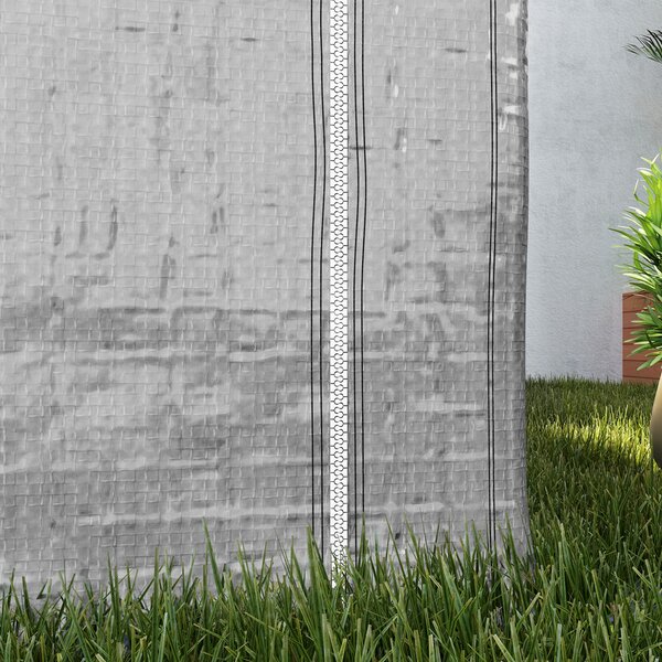 Outsunny Zahradní Kůlna 2 x 2 x 2 m Exteriérový Přístřešek na Kolo s Pozinkovaným Ocelovým Rámem, Vodotěsný a UV-Odolný, Úložný Stan pro Kolo, Motocyk