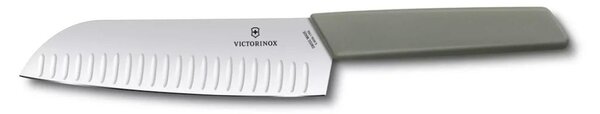 Victorinox - Kuchyňský nůž santoku SWISS MODERN 17 cm zelená