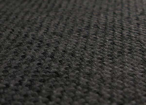 Sada 2 jídelních židlí Kuchyňská židle Littau Textil, černá, světlé nohy