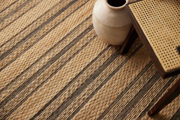 Diamond Carpets India, Ručně vázaný kusový koberec Agra Terrain DE 2281 Natural Mix, 80x150, béžová, chodba / předsíň