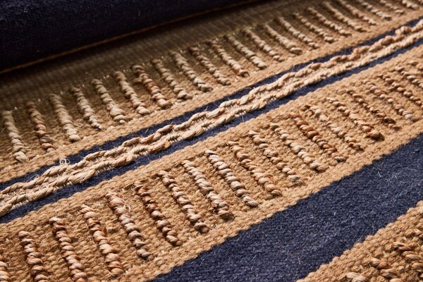 Diamond Carpets India, Ručně vázaný kusový koberec Agra Fort DE 2285 Natural Mix, 80x150, béžová, chodba / předsíň