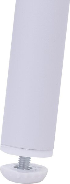 Sada 6 hliníkových jídelních židlí HWC-P89, židle do interiéru s područkami, látka/textil (180 g/m²) provazové pletivo Rope světle šedá