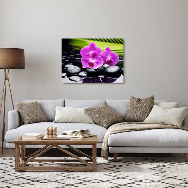 Skleněný obraz - Orchideje (70x50 cm)