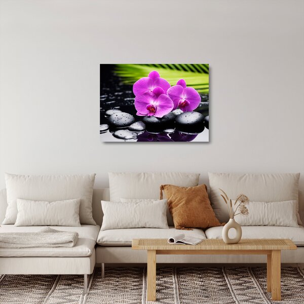 Skleněný obraz - Orchideje (70x50 cm)