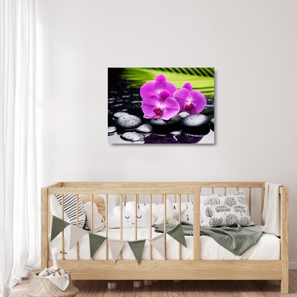 Skleněný obraz - Orchideje (70x50 cm)