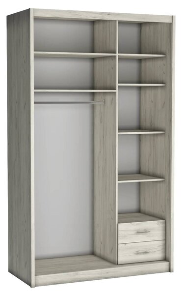 Šatní skříň Karely (craft bílý). Akce -20%