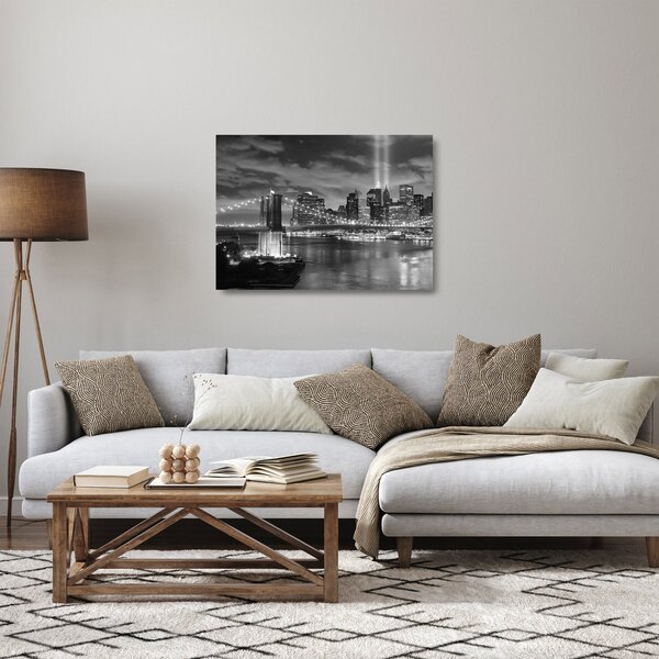 Skleněný obraz - Brooklynský most (70x50 cm)