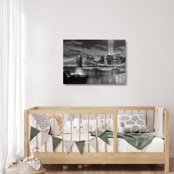 Skleněný obraz - Brooklynský most (70x50 cm)