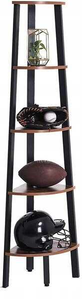 Regál Songmics Vasagle 34 cm x 159 cm x 32,5 cm v odstínech hnědé