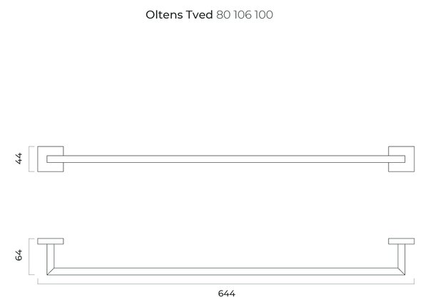 Oltens Tved věšák na ručník chrom 80106100
