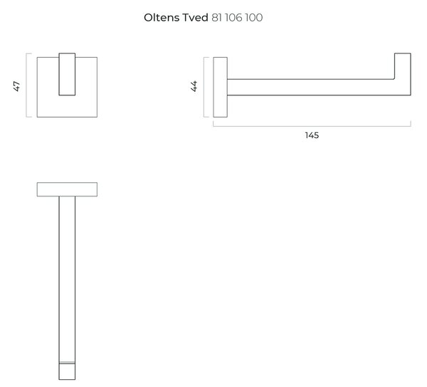 Oltens Tved držák na toaletní papír chrom 81106100